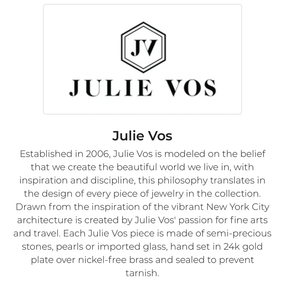 Julie Vos NWT authentic luxury minimalist Iridescent Chalcedony Blue Bracelet - Picture 6 of 17